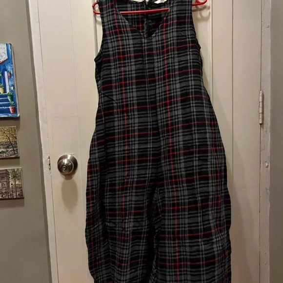 AND checked jumpsuit - worn twice - XL - Picture 4 of 6